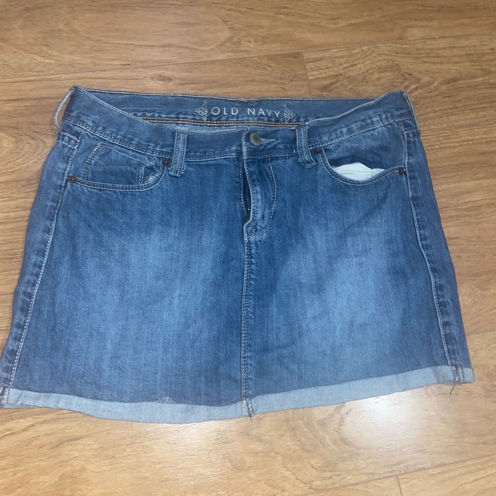 Blue jean skirt